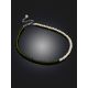 Designer Anklet With Pearl And Green Spinel The Link, image , picture 2