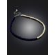 Pearl Anklet With Bright Blue Spinel The Link, image , picture 2