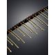 Cherry Amber Choker Necklace With Chains The Palazzo, image , picture 2