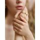 Coil Design Gold Plated Silver Ring The CONIC, Ring Size: Adjustable, image , picture 9