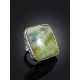 Nature-Inspired Cocktail Ring With Vesuvianite And Violane The Bella Terra, Ring Size: Adjustable, image , picture 2