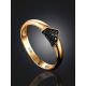 Shimmering Black Diamond Ring, Ring Size: 6.5 / 17, image , picture 2