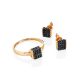 Minimalist Design Black Diamond Ring, Ring Size: 6.5 / 17, image , picture 5