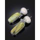 Fabulous Earrings With Aragonite And Violane The Bella Terra, image , picture 2