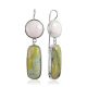 Fabulous Earrings With Aragonite And Violane The Bella Terra, image 