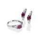 Simplistic Design Corundum Ring, Ring Size: 6.5 / 17, image , picture 4