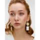 Fashionable Asymmetric Earrings With Aragonite And Violane The Bella Terra, image , picture 5
