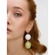 Bold Earrings With Aragonite And Violane The Bella Terra, image , picture 3