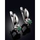 Cute Beryl Latch Back Earrings, image , picture 2