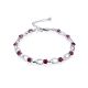 Purple Corundum Chain Bracelet, image 