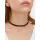 Copper Colored Japanese Glass Beads Choker Necklace The Link, image , picture 4