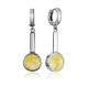 Chunky Natural Amber Earrings The Palazzo, image 