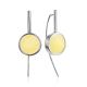 Geometric Design Amber Threader Earrings The Palazzo, image 