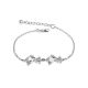 Cute Silver Chain Bracelet With Charms, image 