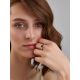 Bold Black Corundum Ring, Ring Size: 5.5 / 16, image , picture 4