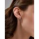 Refined Black Corundum Earrings, image , picture 4