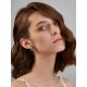 Ultra Chic Textured Bicolor Earrings, image , picture 4