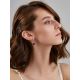 Ultra Feminine Garnet Dangle Earrings, image , picture 4