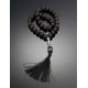 Muslim 33 Ball Cut Black Amber Prayer Beads, image , picture 2