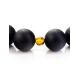 Muslim 33 Ball Cut Black Amber Prayer Beads, image , picture 4
