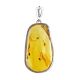 Amber Pendant In Sterling Silver With Inclusions The Clio, image 