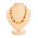 Multicolor Amber Ball Beaded Necklace, image 