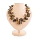 Black Amber Beaded Necklace, image 