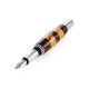 Handmade Birch Wood Fountain Pen With Honey Amber The Indonesia, image 