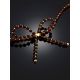 Cute Bow Design Amber Choker Necklace The Palazzo, image , picture 2