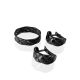 Harlequin Motif Blackened Earrings The ICONIC black edition, image , picture 4