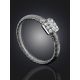 Designer Crystal Encrusted Ring The Silk, Ring Size: 6.5 / 17, image , picture 2