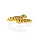 Gilded Coil Ring With Beads The Sparkling, Ring Size: 6 / 16.5, image , picture 3