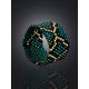 Zigzag Ornament Beaded Ring The Link, Ring Size: 9.5 / 19.5, image , picture 2