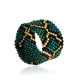 Zigzag Ornament Beaded Ring The Link, Ring Size: 7 / 17.5, image 