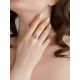 Lustrous Amethyst Flower Ring, Ring Size: 6.5 / 17, image , picture 5