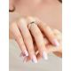Statement Bicolor Gold Crystal Band Ring, Ring Size: 7 / 17.5, image , picture 5