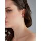 Chic Gold Corundum Earrings, image , picture 3
