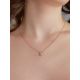 Classy Teardrop Design Gold Diamond Necklace, image , picture 3