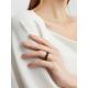 Blackened Chain Motif Ring The ICONIC black edition, Ring Size: 6 / 16.5, image , picture 4