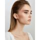 Blackened Chain Earrings The ICONIC black edition, image , picture 3
