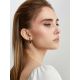 Loop Motif Blackened Earrings The ICONIC black edition, image , picture 3