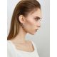 Chunky Silver Hoop Earrings The Silk, image , picture 4