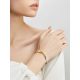 Bicolor Gold-Plated Bracelet The Silk, image , picture 4