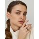 Loop Motif Blackened Earrings The ICONIC black edition, image , picture 5