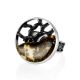 Adjustable Amber Ring In Sterling Silver The Lava, Ring Size: Adjustable, image , picture 3