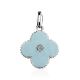 Clover Design Enamel Diamond Pendant The Heritage, image 