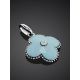 Clover Design Enamel Diamond Pendant The Heritage, image , picture 2