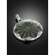 Round Silver Enamel Pendant With Crystals The Heritage, image , picture 2