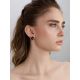 Classy Black Enamel Earrings The Heritage		, image , picture 3