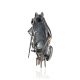 Blackened Silver Cat Brooch, image , picture 4